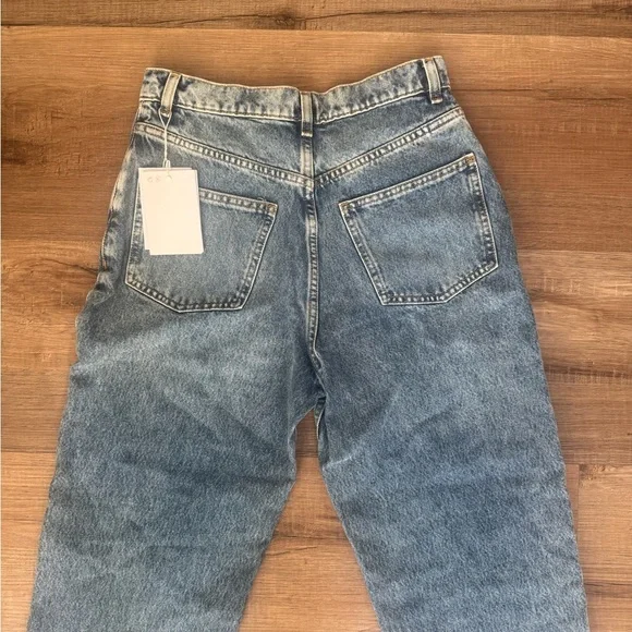 NWT & Other Stories Mom Jean Denim High Waist Size 26 Stockholm $85 - Picture 2 of 7